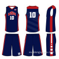 Nuevo diseño personalizado uniforme de baloncesto de secado rápido